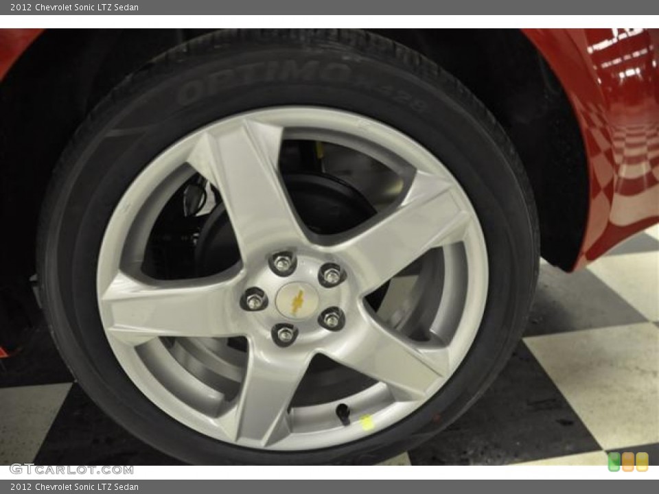 2012 Chevrolet Sonic LTZ Sedan Wheel and Tire Photo #59132159