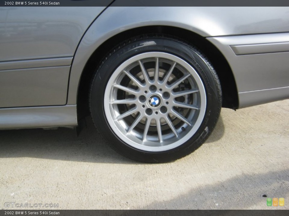 2002 BMW 5 Series 540i Sedan Wheel and Tire Photo #59139920
