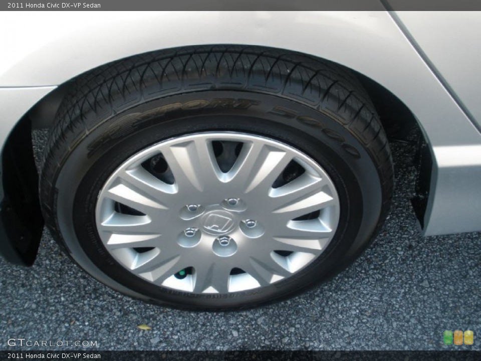 2011 Honda Civic DX-VP Sedan Wheel and Tire Photo #59141453