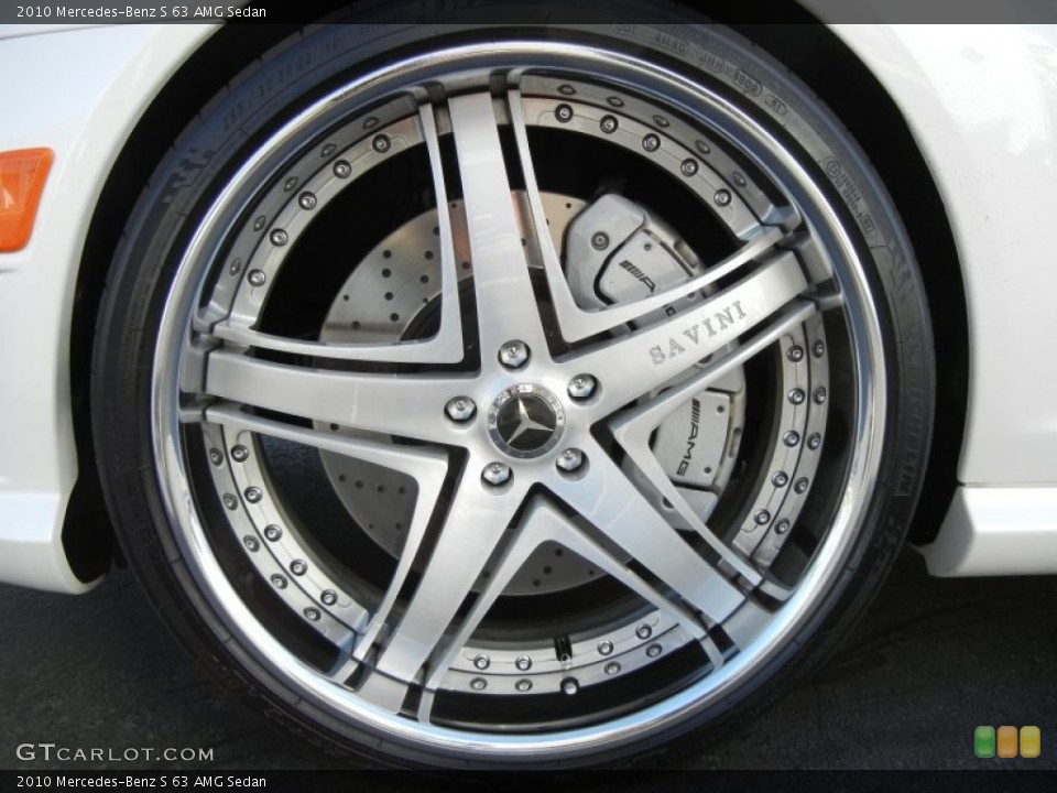 2010 Mercedes-Benz S Custom Wheel and Tire Photo #59142350