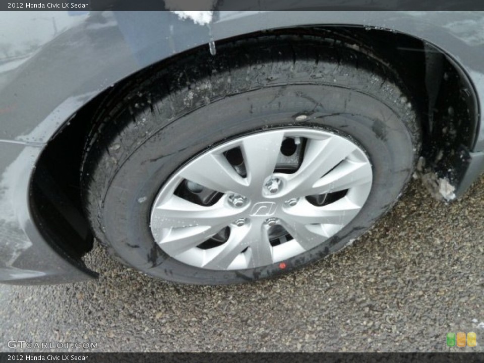 2012 Honda Civic LX Sedan Wheel and Tire Photo #59147090