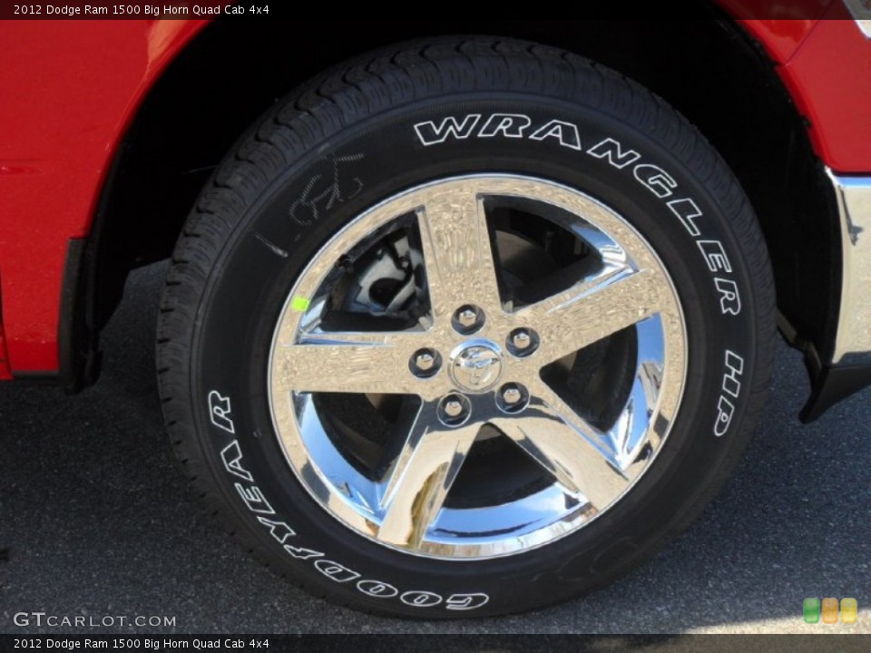 2012 Dodge Ram 1500 Big Horn Quad Cab 4x4 Wheel and Tire Photo #59149550