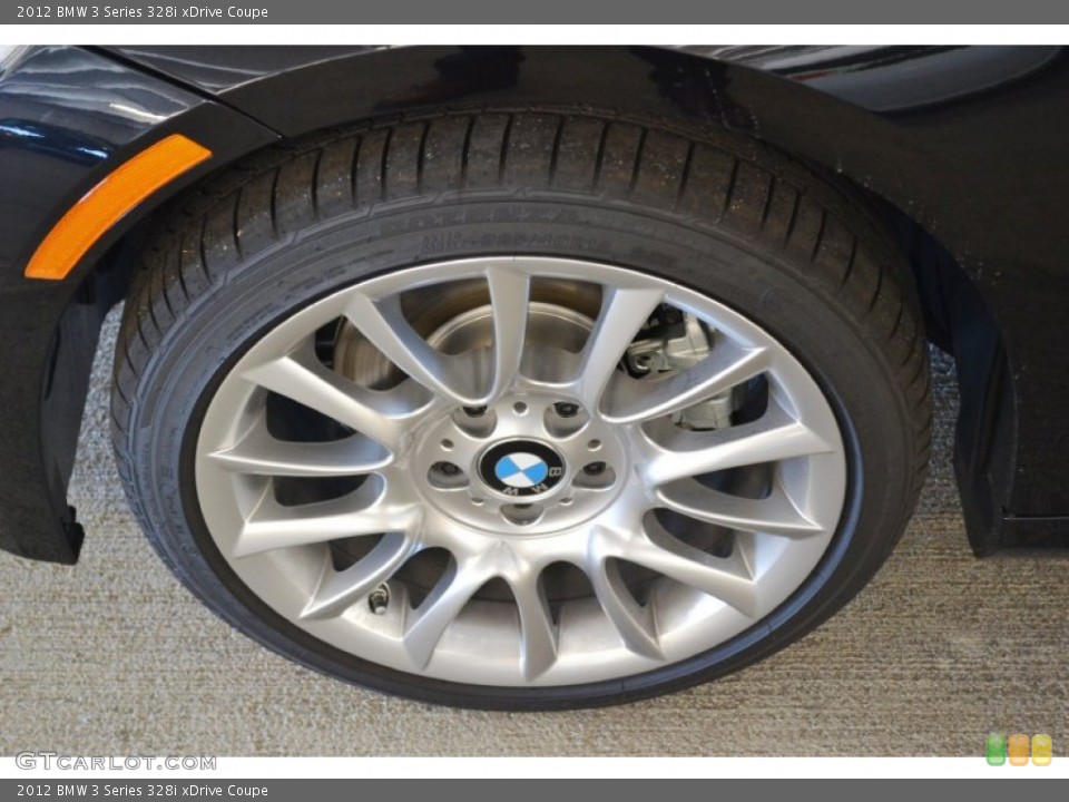 2012 BMW 3 Series 328i xDrive Coupe Wheel and Tire Photo #59154659