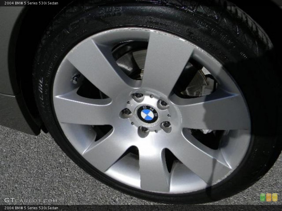 2004 BMW 5 Series 530i Sedan Wheel and Tire Photo #59154791