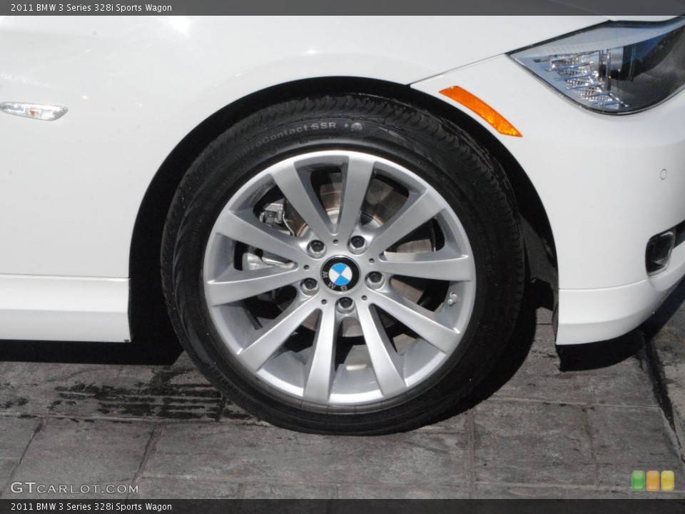 2011 BMW 3 Series 328i Sports Wagon Wheel and Tire Photo #59155274