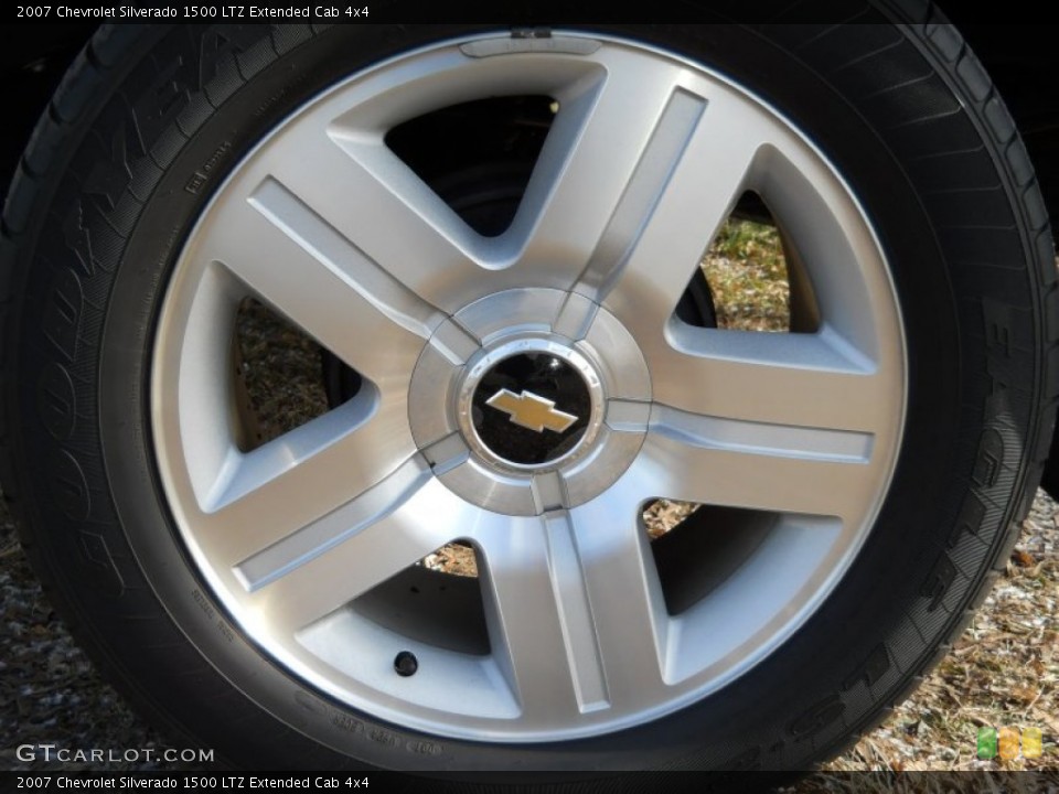 2007 Chevrolet Silverado 1500 LTZ Extended Cab 4x4 Wheel and Tire Photo #59167370