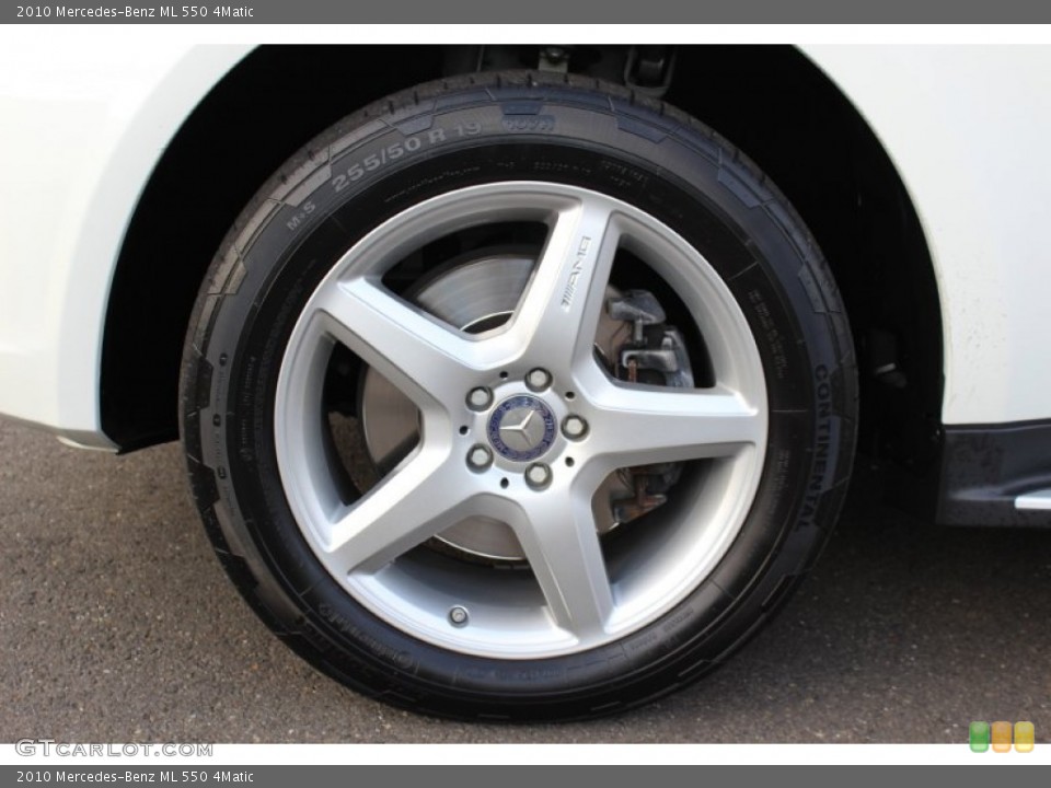 2010 Mercedes-Benz ML 550 4Matic Wheel and Tire Photo #59171323