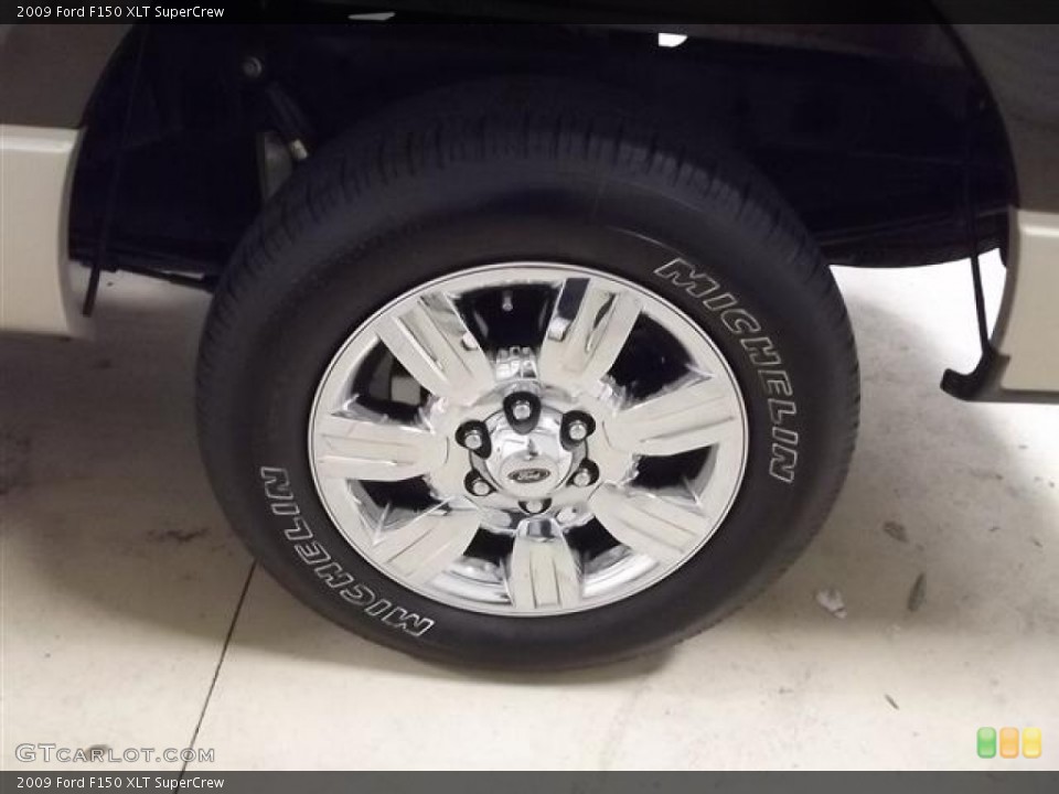 2009 Ford F150 XLT SuperCrew Wheel and Tire Photo #59172375
