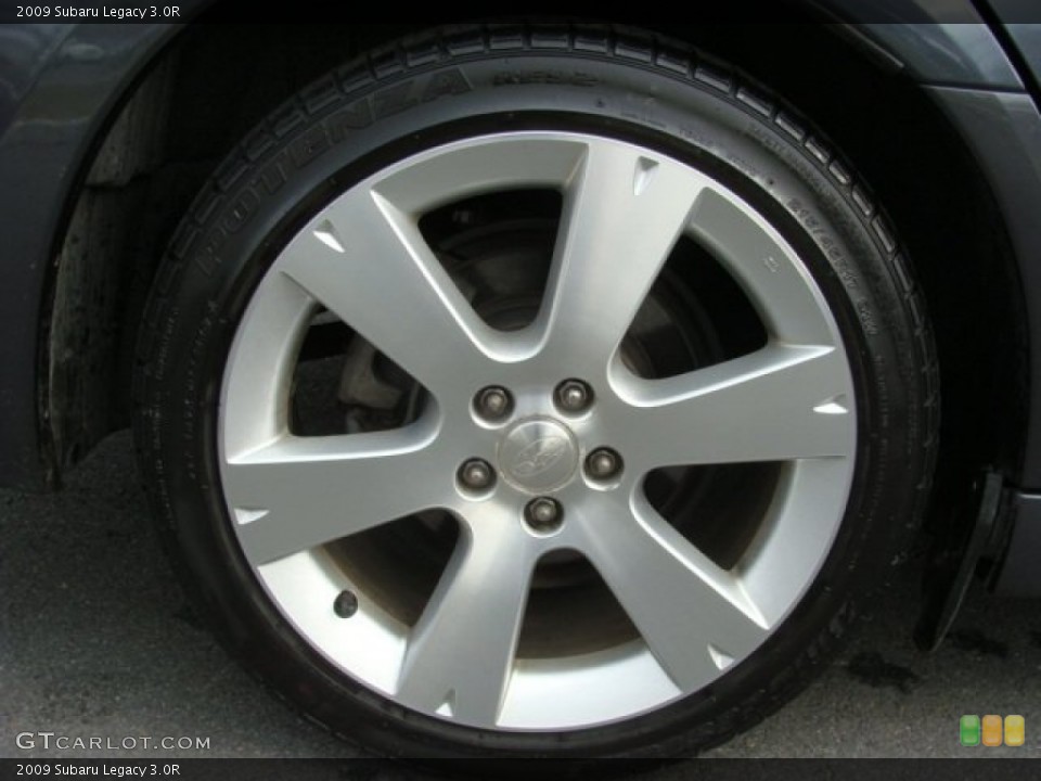 2009 Subaru Legacy 3.0R Wheel and Tire Photo #59175404