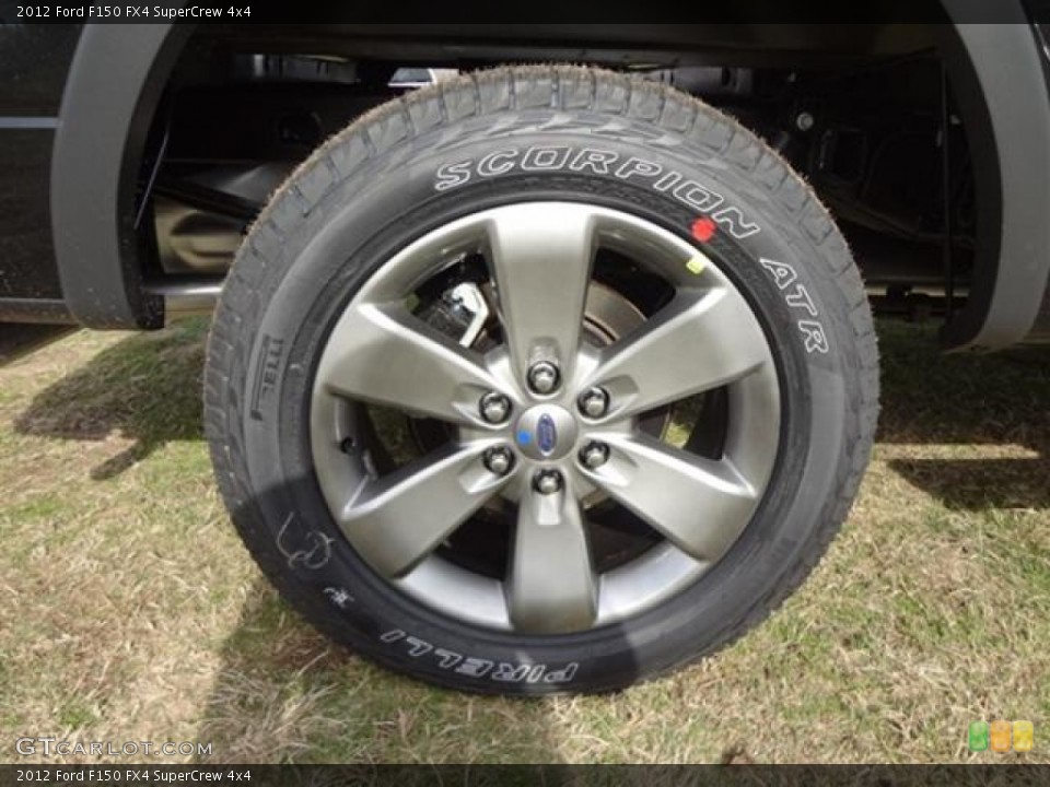 2012 Ford F150 FX4 SuperCrew 4x4 Wheel and Tire Photo #59180876