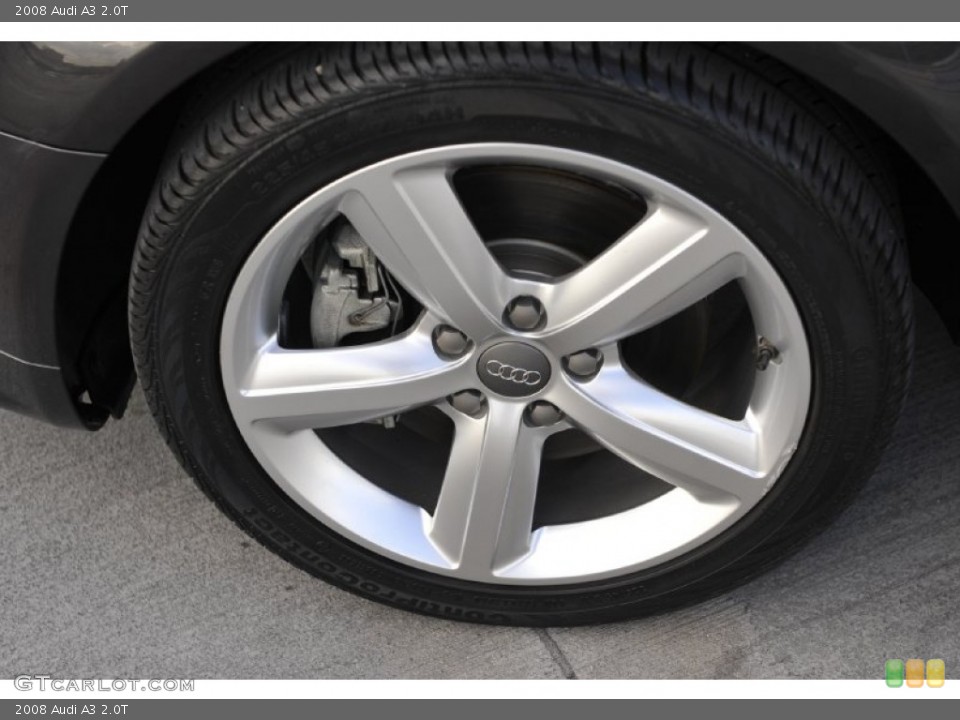 2008 Audi A3 2.0T Wheel and Tire Photo #59182163