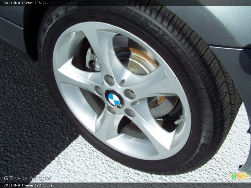 2011 BMW 1 Series 128i Coupe Wheel and Tire Photo #59183435