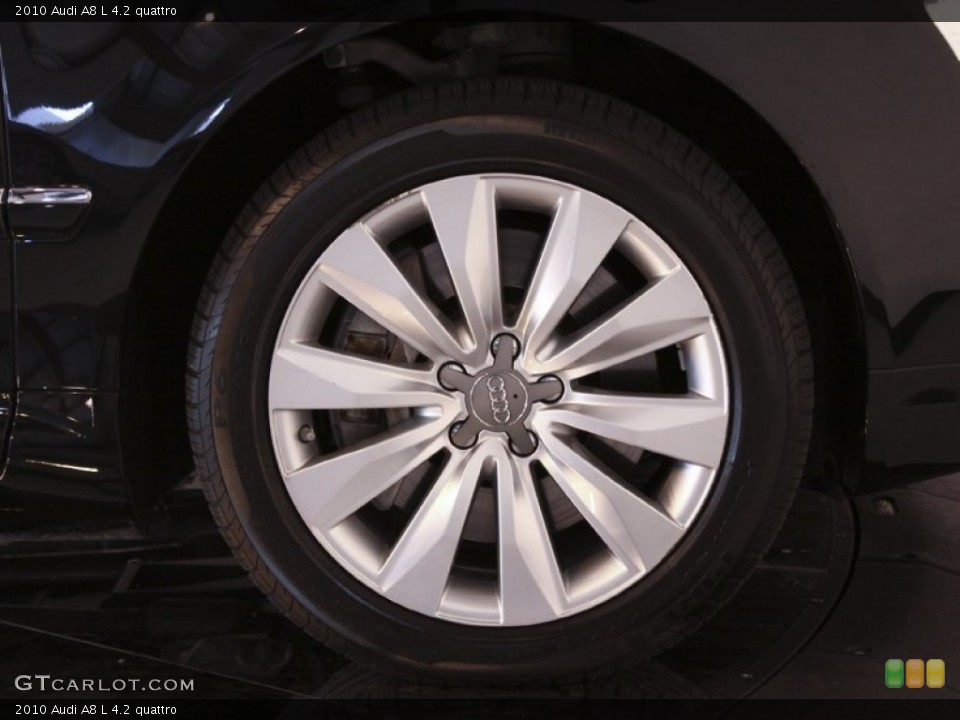 2010 Audi A8 L 4.2 quattro Wheel and Tire Photo #59185742