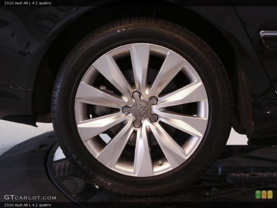 2010 Audi A8 L 4.2 quattro Wheel and Tire Photo #59185751