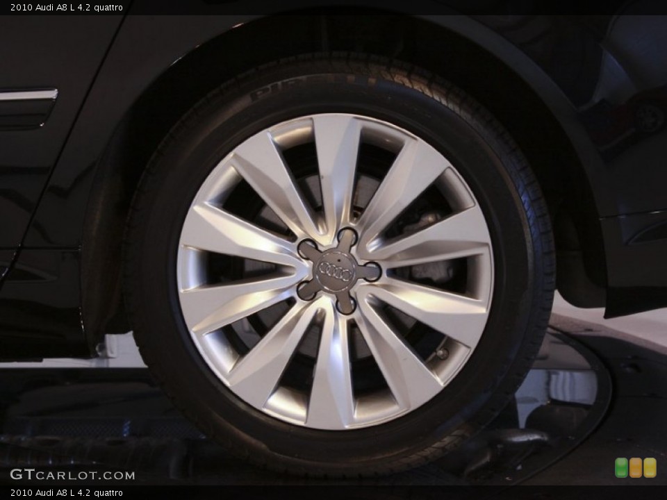 2010 Audi A8 L 4.2 quattro Wheel and Tire Photo #59185760