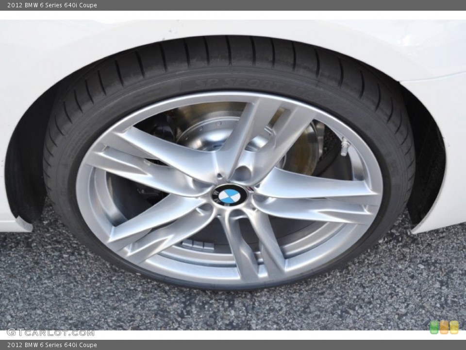 2012 BMW 6 Series 640i Coupe Wheel and Tire Photo #59193317