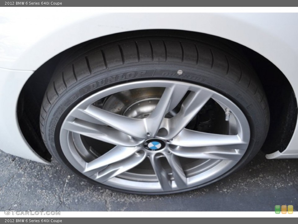 2012 BMW 6 Series 640i Coupe Wheel and Tire Photo #59193359