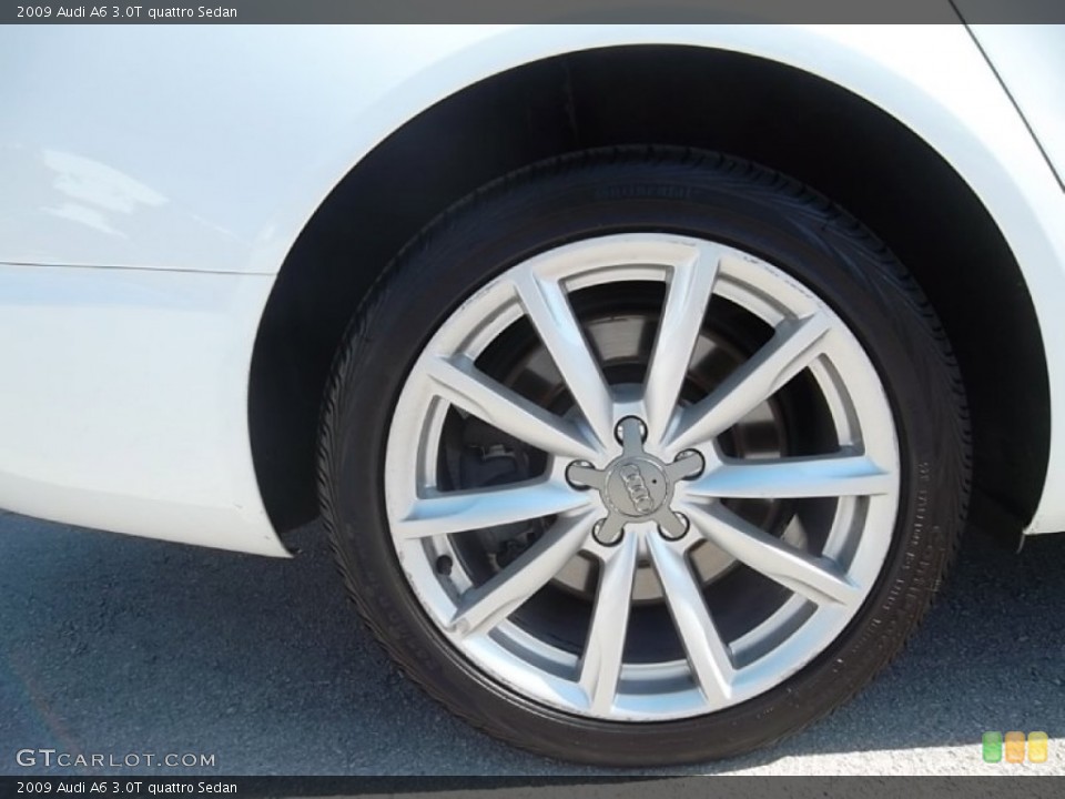 2009 Audi A6 3.0T quattro Sedan Wheel and Tire Photo #59194016