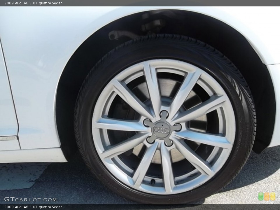 2009 Audi A6 3.0T quattro Sedan Wheel and Tire Photo #59194025