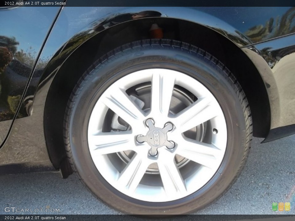 2012 Audi A4 2.0T quattro Sedan Wheel and Tire Photo #59195714