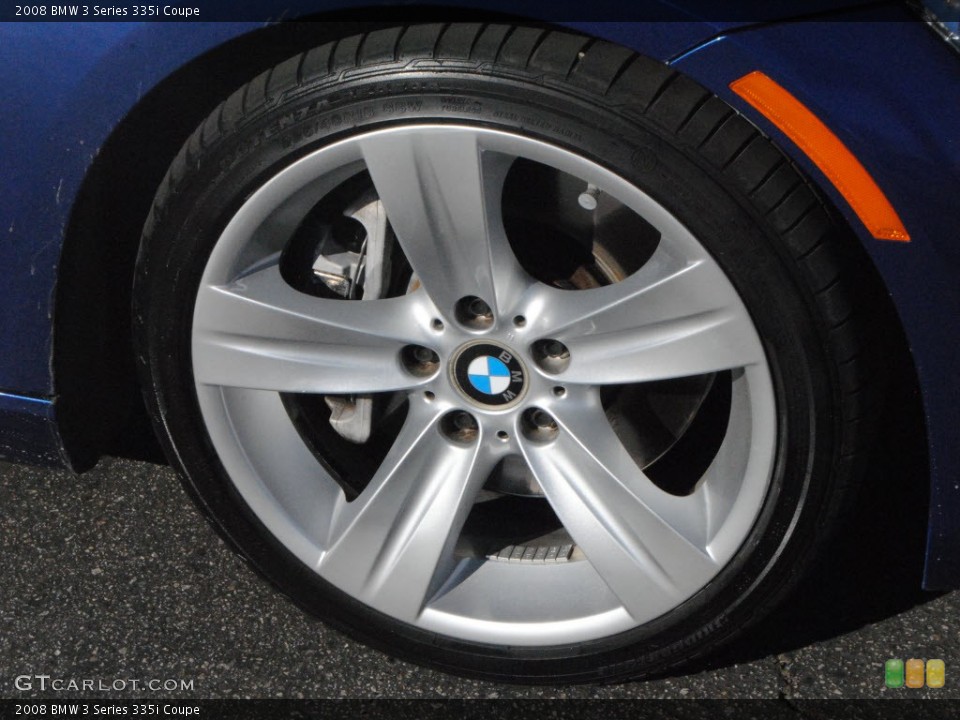 2008 BMW 3 Series 335i Coupe Wheel and Tire Photo #59198552