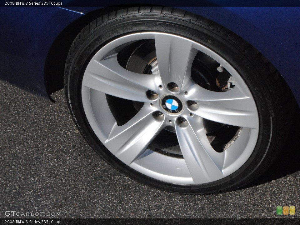 2008 BMW 3 Series 335i Coupe Wheel and Tire Photo #59198600