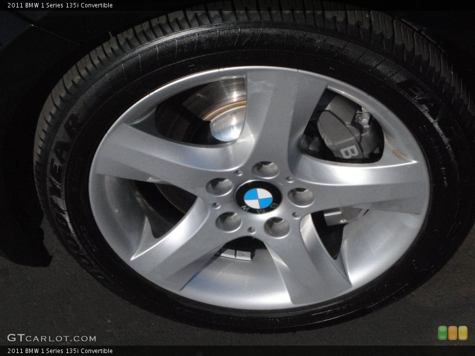2011 BMW 1 Series 135i Convertible Wheel and Tire Photo #59199488