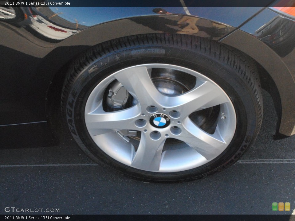 2011 BMW 1 Series 135i Convertible Wheel and Tire Photo #59199503
