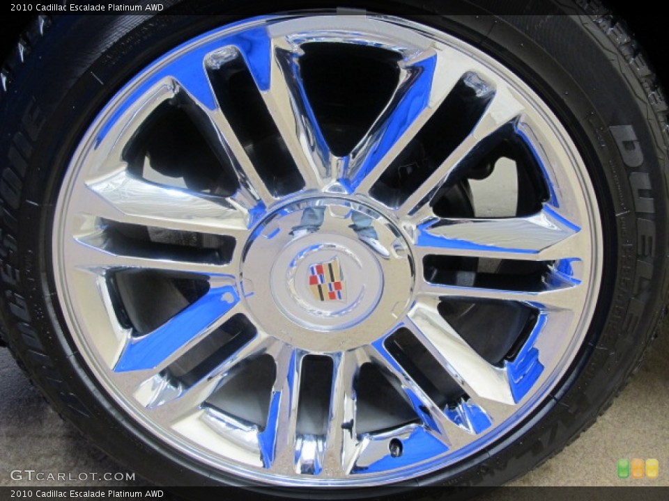 2010 Cadillac Escalade Platinum AWD Wheel and Tire Photo #59202158