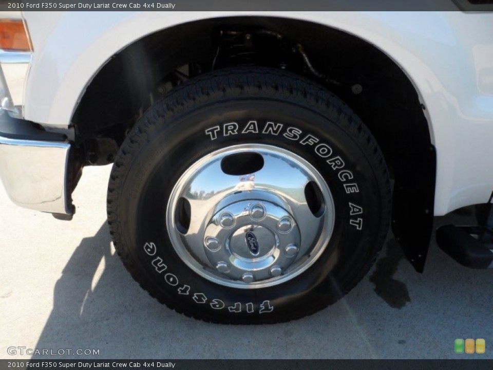 2010 Ford F350 Super Duty Lariat Crew Cab 4x4 Dually Wheel and Tire Photo #59206702