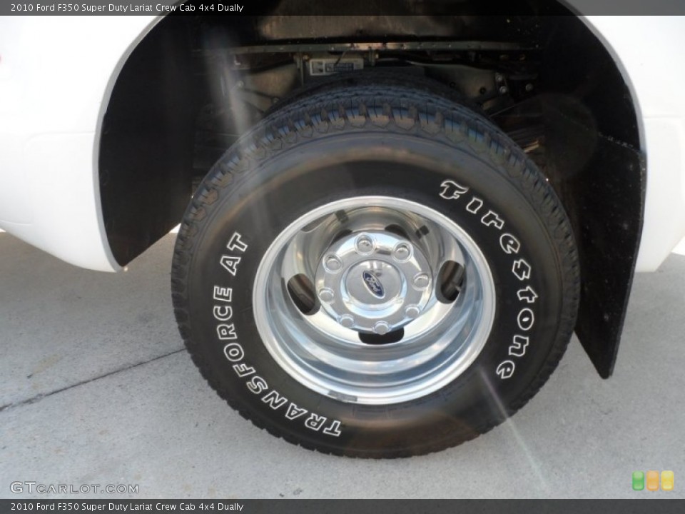 2010 Ford F350 Super Duty Lariat Crew Cab 4x4 Dually Wheel and Tire Photo #59206709