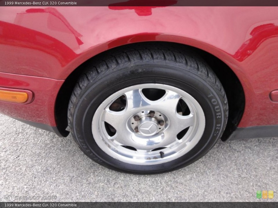 1999 Mercedes-Benz CLK 320 Convertible Wheel and Tire Photo #59206775