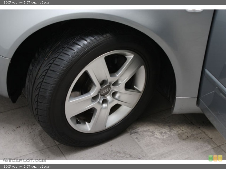 2005 Audi A4 2.0T quattro Sedan Wheel and Tire Photo #59207246