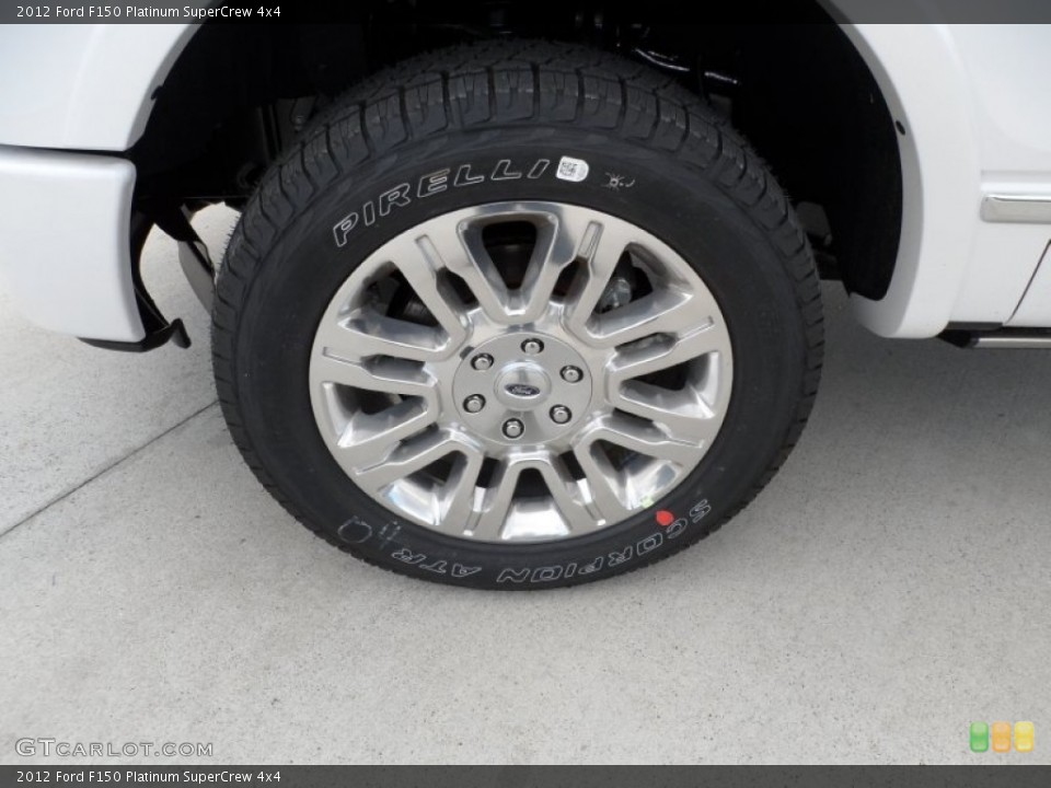 2012 Ford F150 Platinum SuperCrew 4x4 Wheel and Tire Photo #59208155