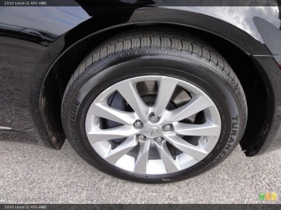 2010 Lexus LS 460 AWD Wheel and Tire Photo #59209085