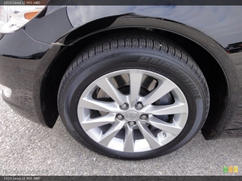 2010 Lexus LS 460 AWD Wheel and Tire Photo #59209112