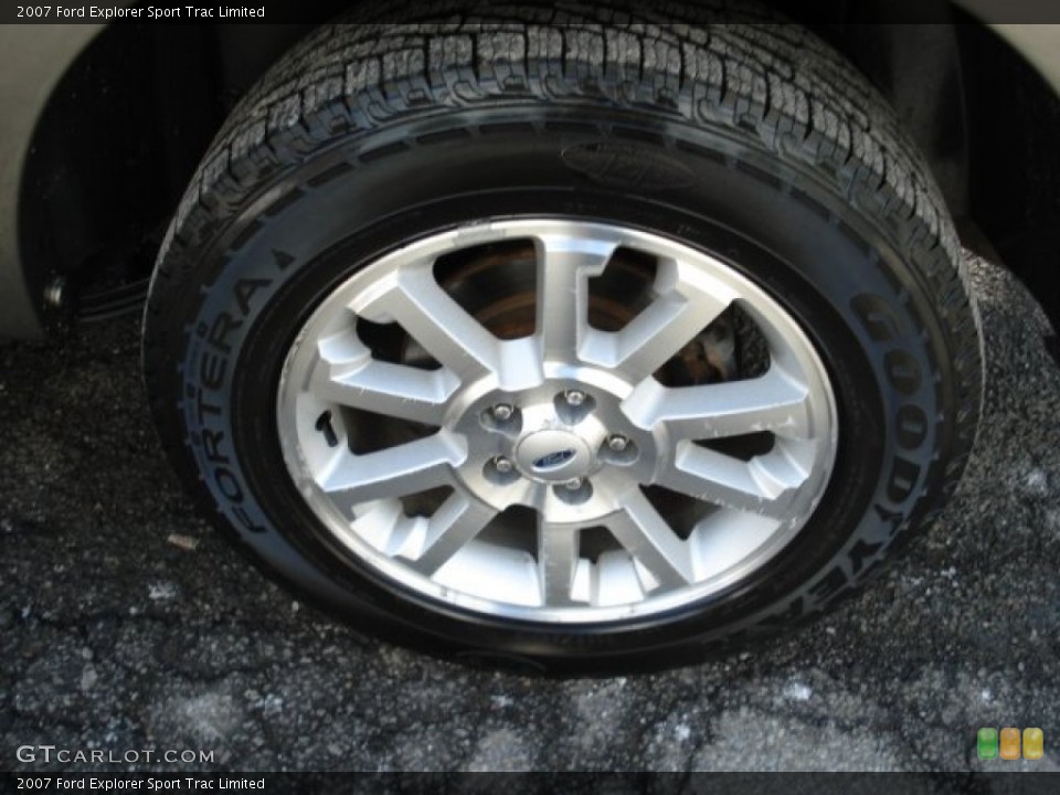 2007 Ford Explorer Sport Trac Tire Size