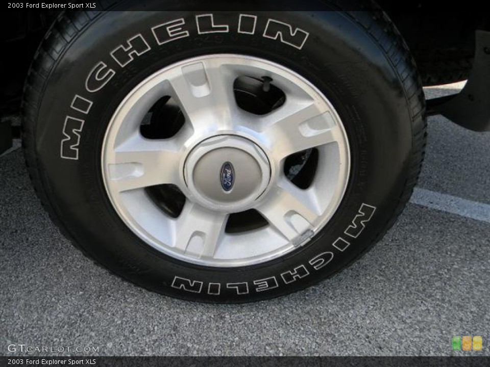 2003 Ford Explorer Sport XLS Wheel and Tire Photo #59218887