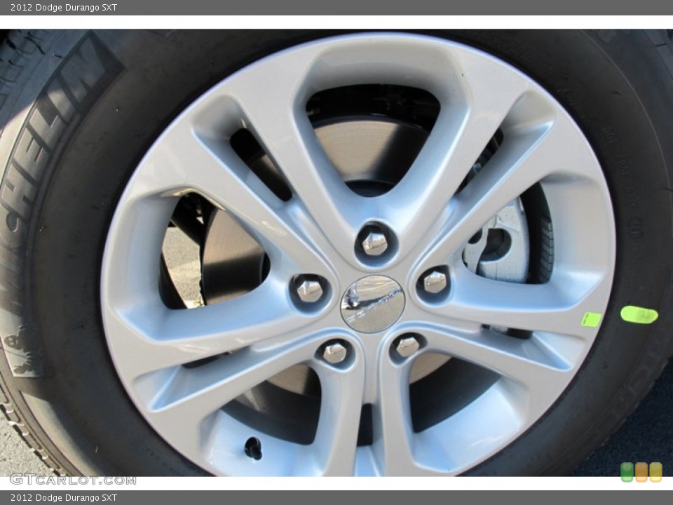 2012 Dodge Durango SXT Wheel and Tire Photo #59219678