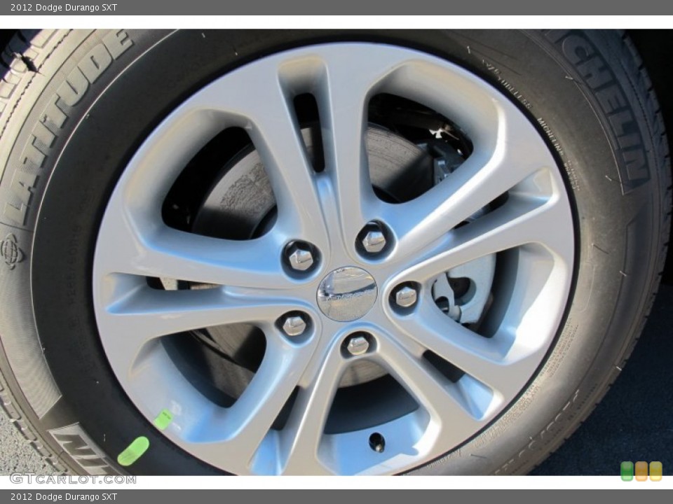 2012 Dodge Durango SXT Wheel and Tire Photo #59219774