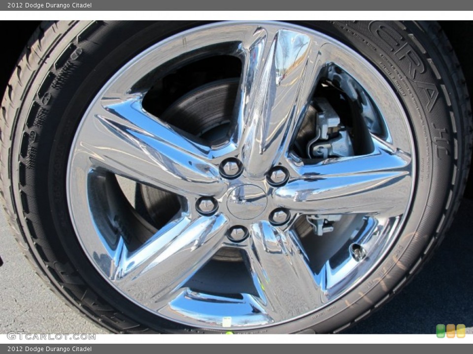 2012 Dodge Durango Citadel Wheel and Tire Photo #59219892