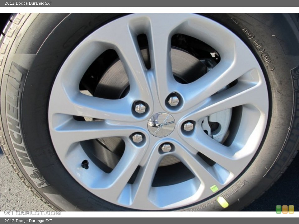 2012 Dodge Durango SXT Wheel and Tire Photo #59220006
