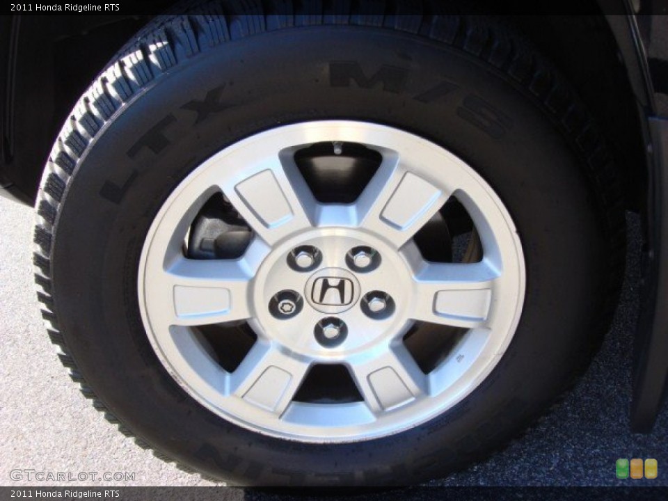 2011 Honda Ridgeline RTS Wheel and Tire Photo #59221830