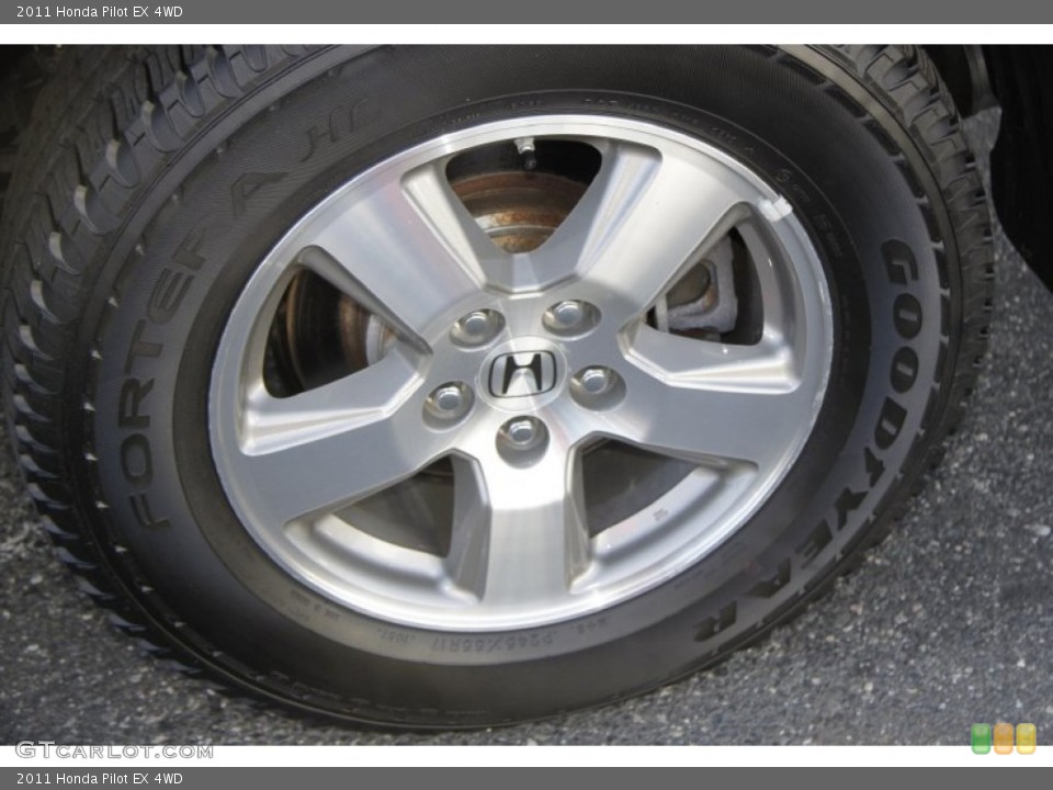 2011 Honda Pilot EX 4WD Wheel and Tire Photo #59228996