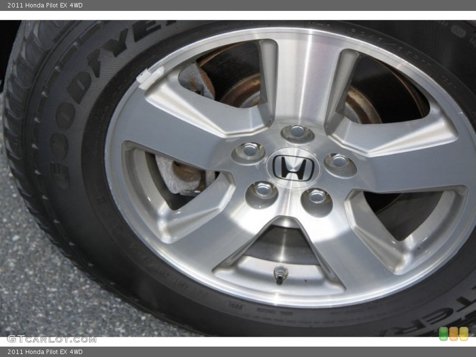 2011 Honda Pilot EX 4WD Wheel and Tire Photo #59229003