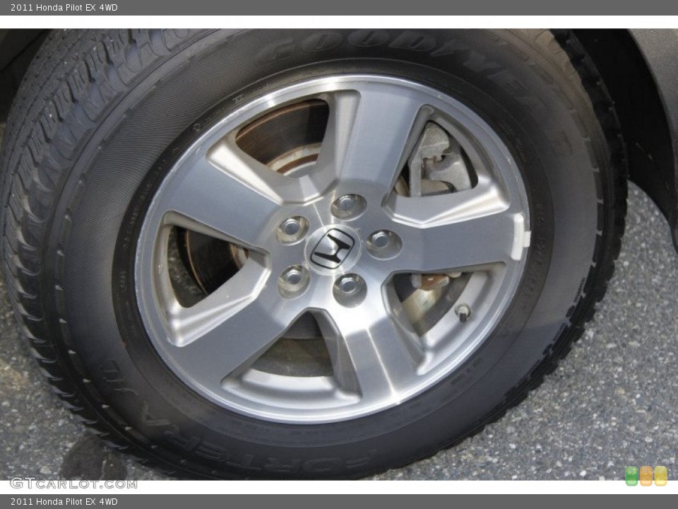 2011 Honda Pilot EX 4WD Wheel and Tire Photo #59229010