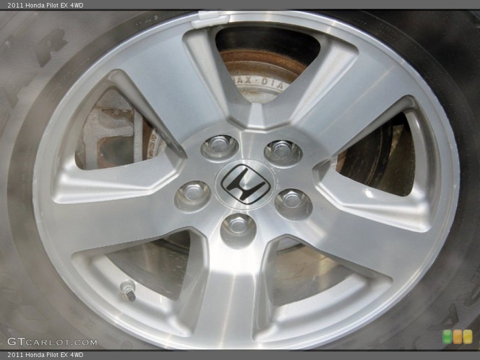 2011 Honda Pilot EX 4WD Wheel and Tire Photo #59229018
