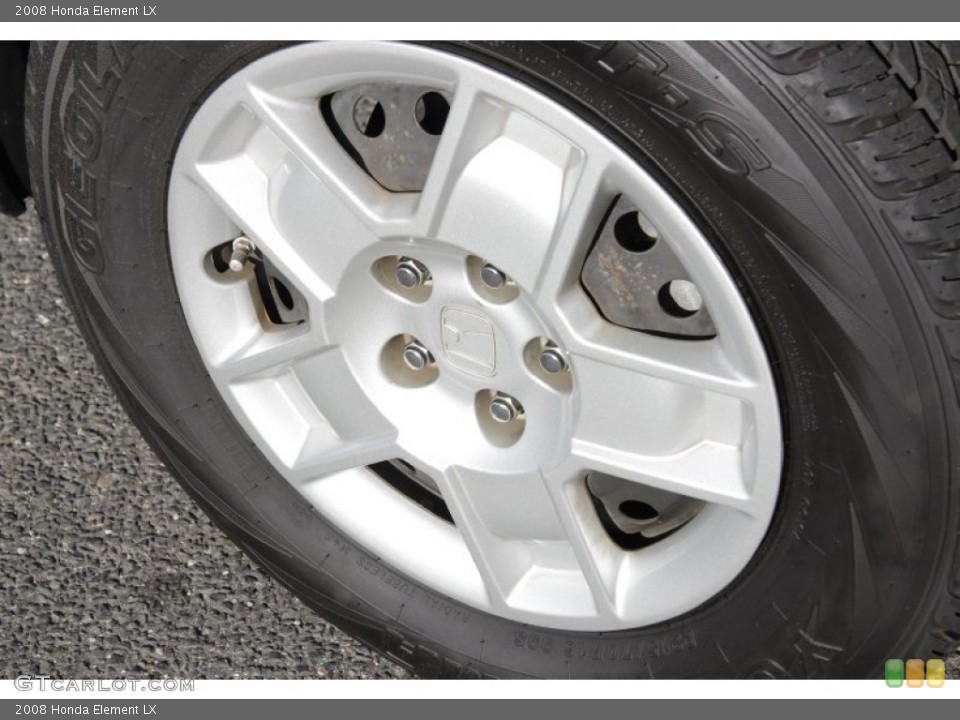 2008 Honda Element LX Wheel and Tire Photo #59229408