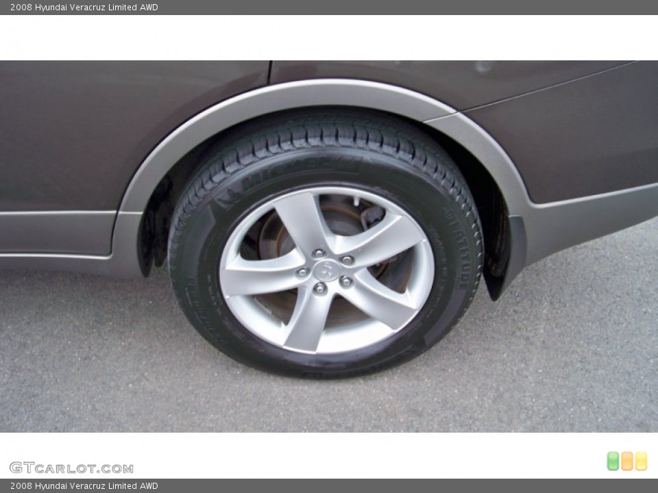 2008 Hyundai Veracruz Limited AWD Wheel and Tire Photo #59231499