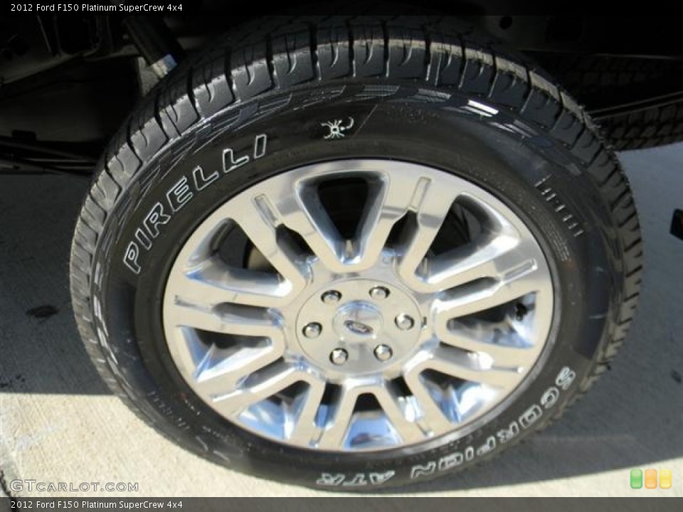 2012 Ford F150 Platinum SuperCrew 4x4 Wheel and Tire Photo #59232583